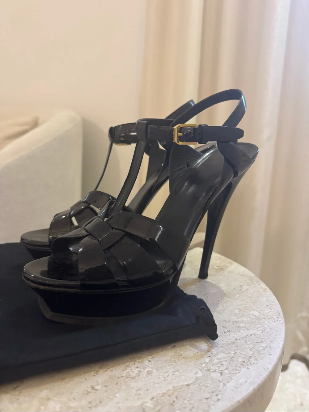 Saint Laurent Tribute Heels Worn Once‼️‼️